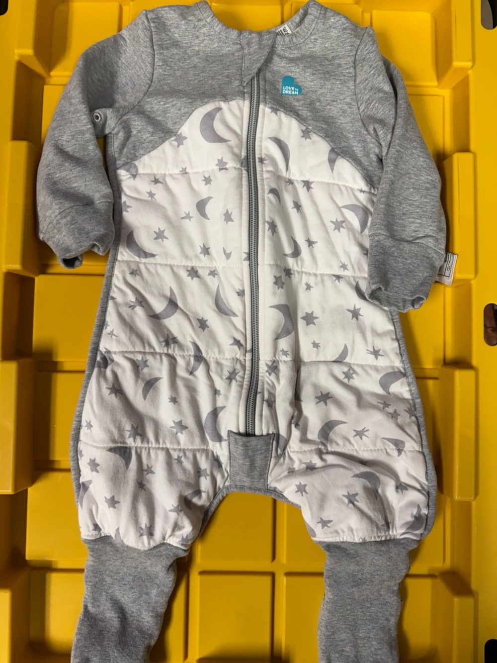 Love to dream Grey Moon & Stars Sleep Sack - Grey